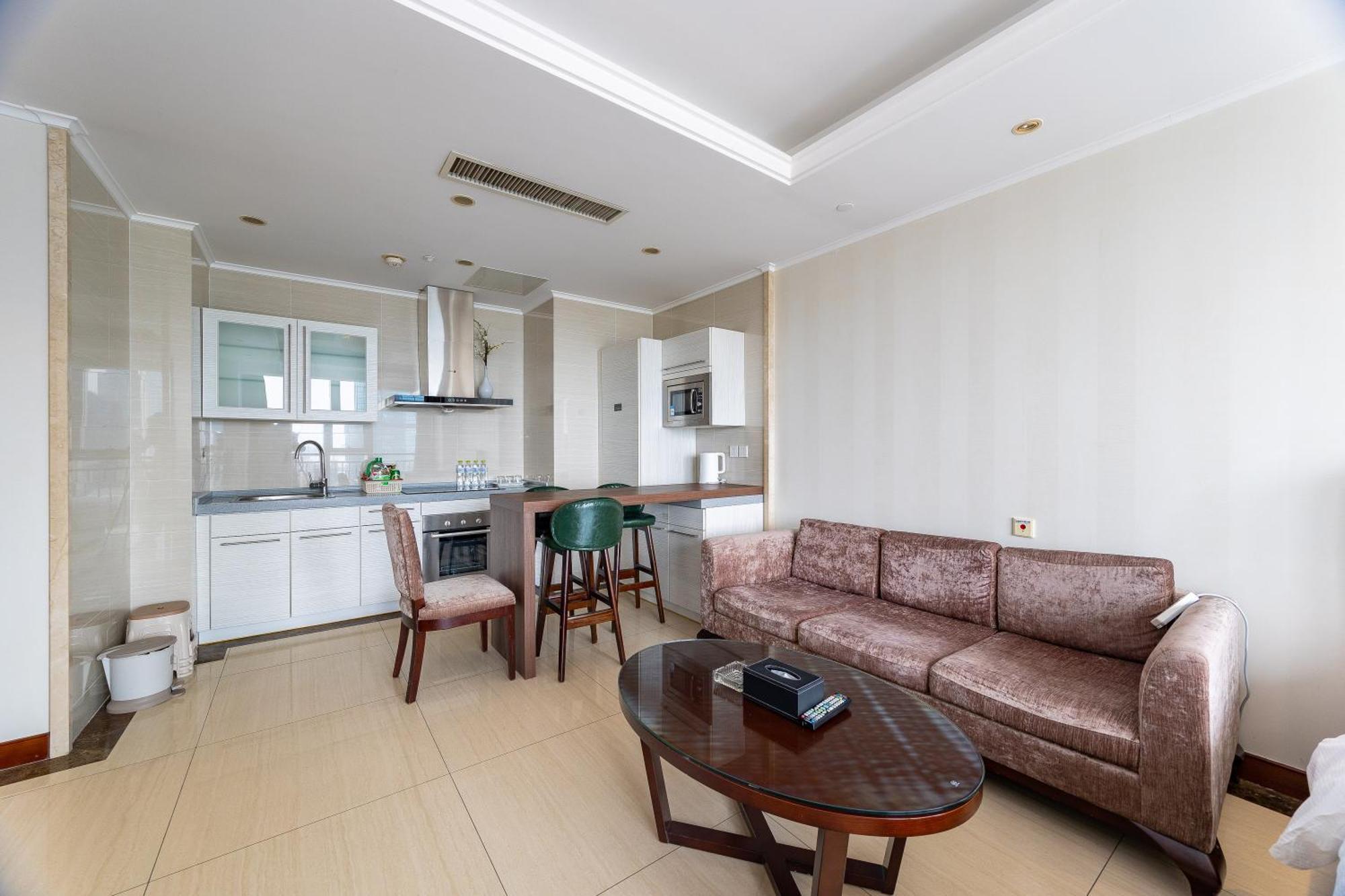 Qingdao Elegant Central Apartment Exterior foto