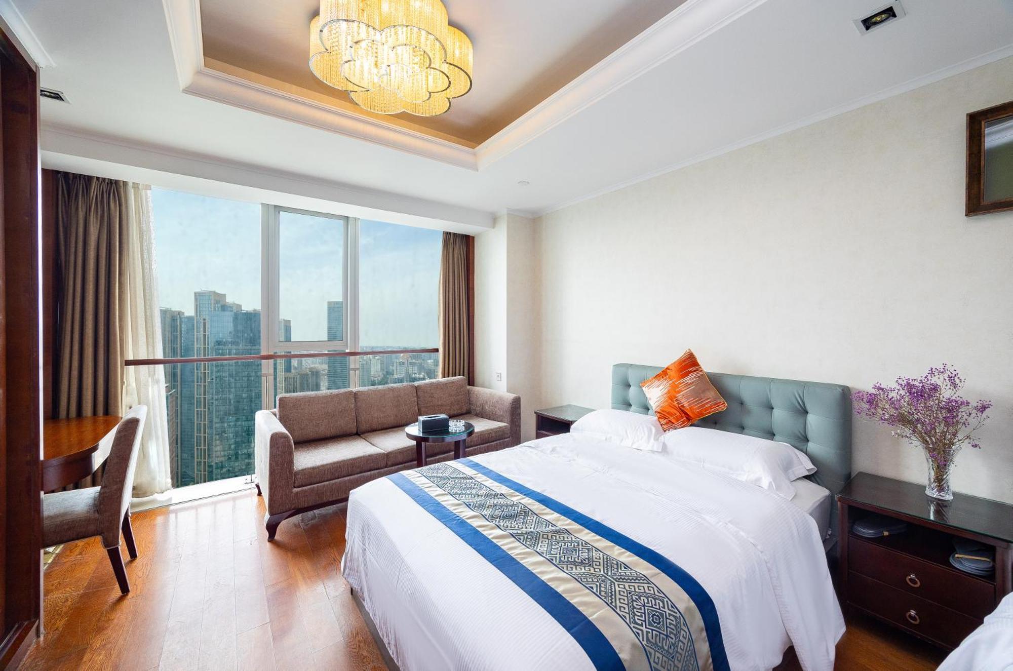 Qingdao Elegant Central Apartment Exterior foto